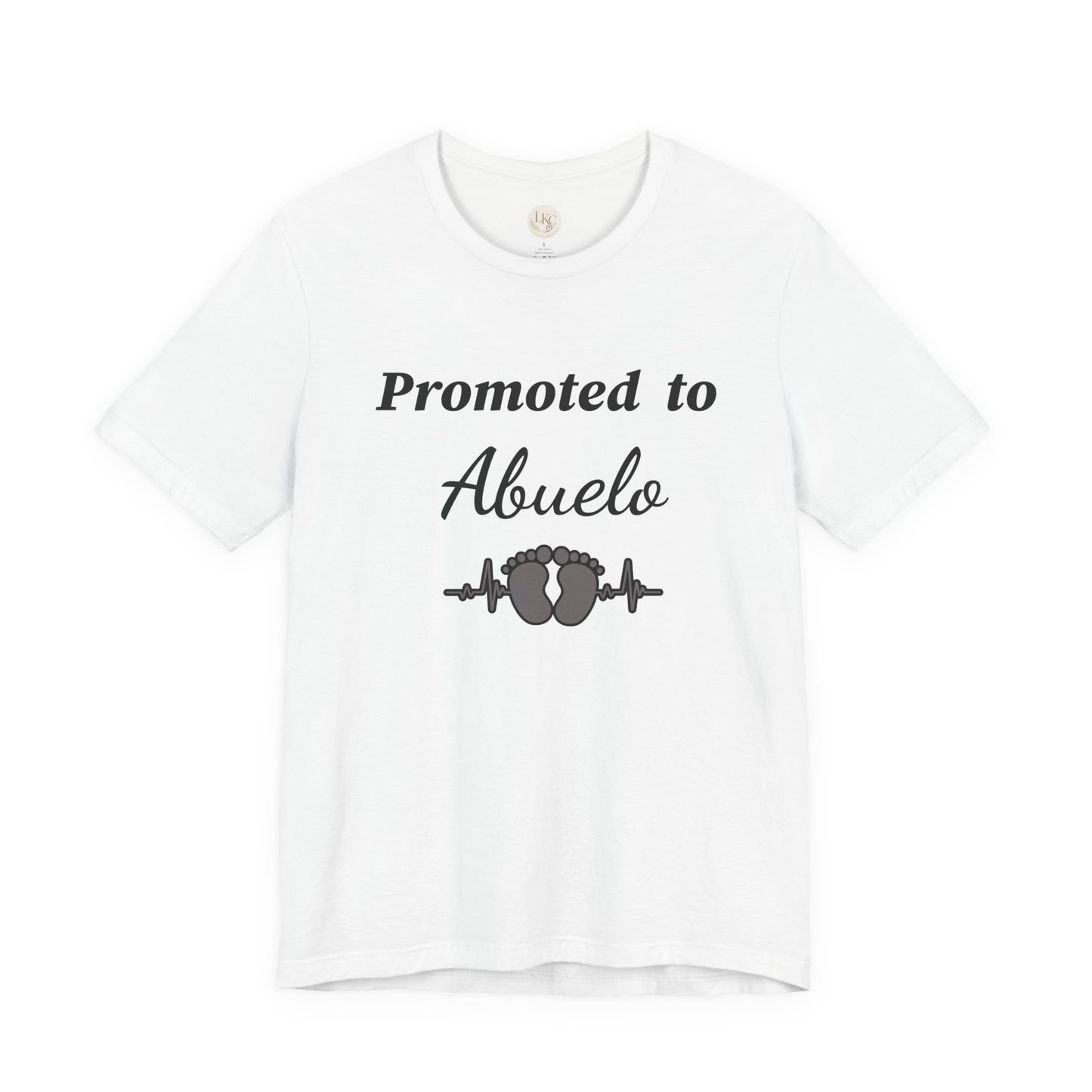 Promoted to Abuelo T-Shirt — New Grandpa Announcement Tee