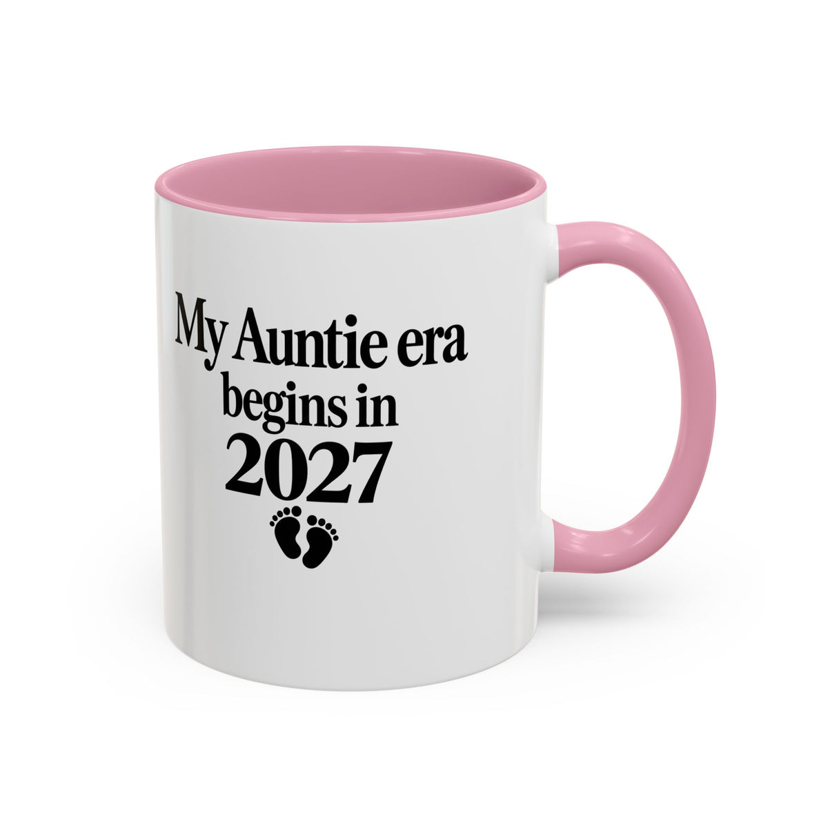 Auntie Est. 2027 Gift-Reveal Ceramic Mug