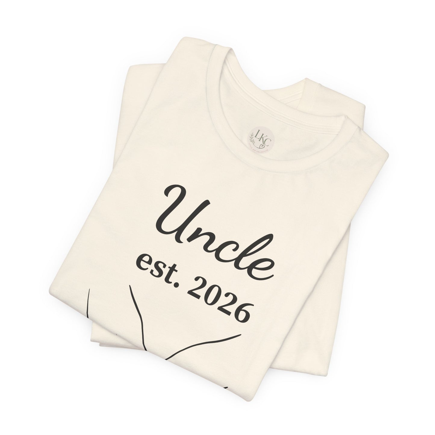 Uncle Est. 2026 T-Shirt — New Uncle Announcement Tee