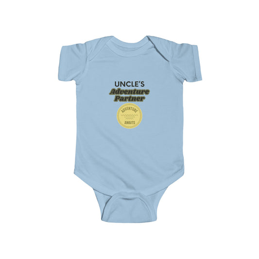Infant Bodysuit — "Uncle’s Adventure Partner" Baby Onesie (Gift for Newborns & Family)