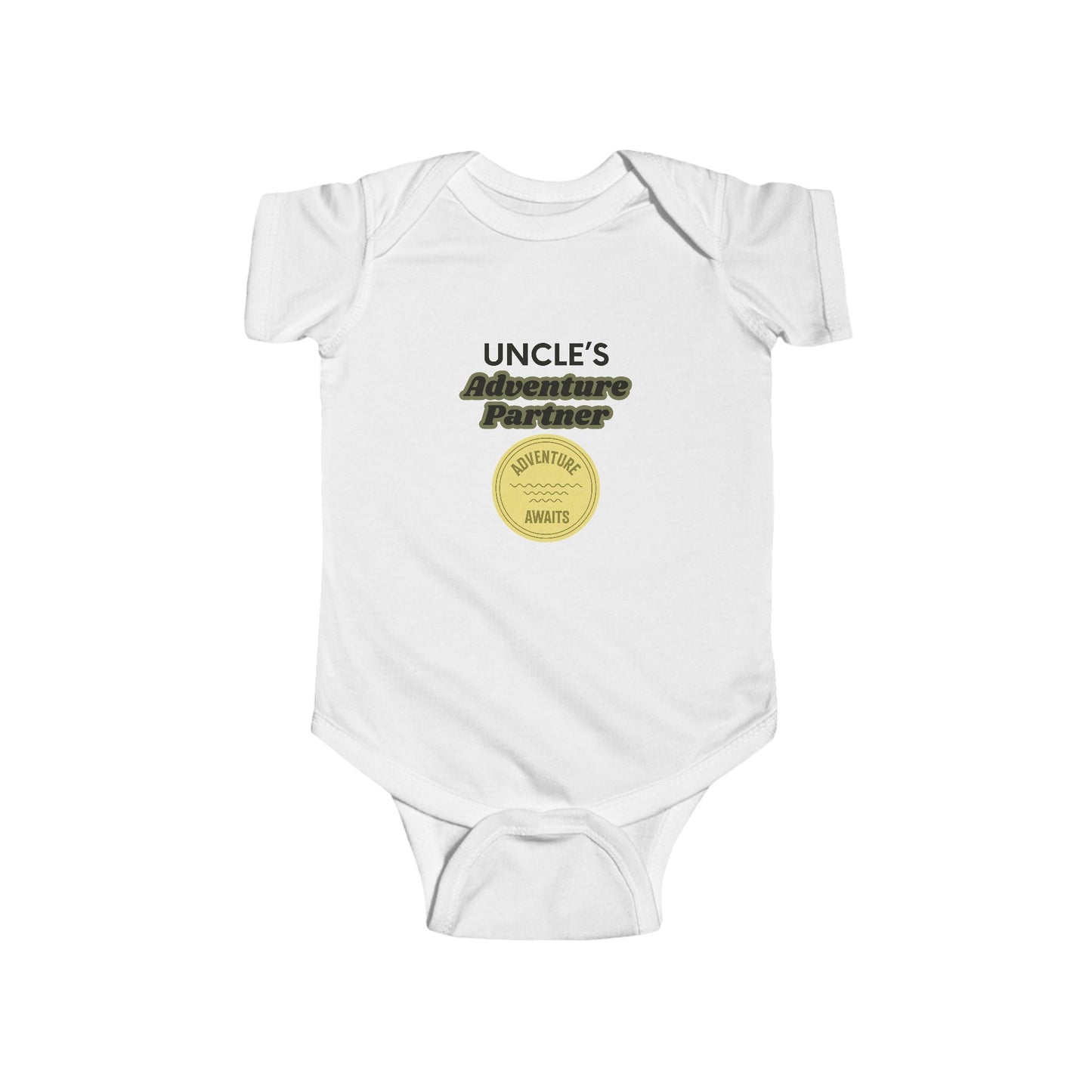Uncle’s Adventure Partner  — Baby Onesie with badge