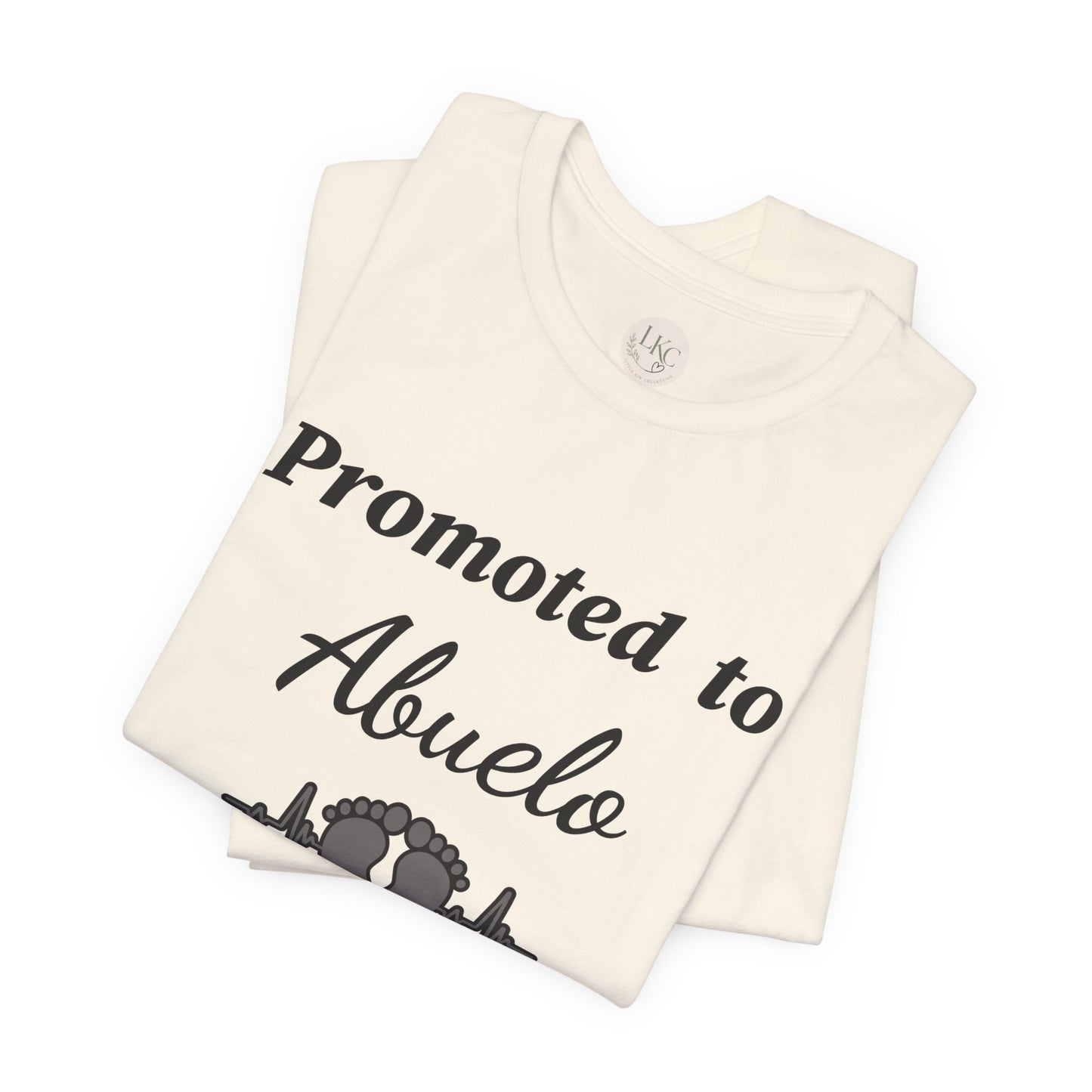 Promoted to Abuelo T-Shirt — New Grandpa Announcement Tee
