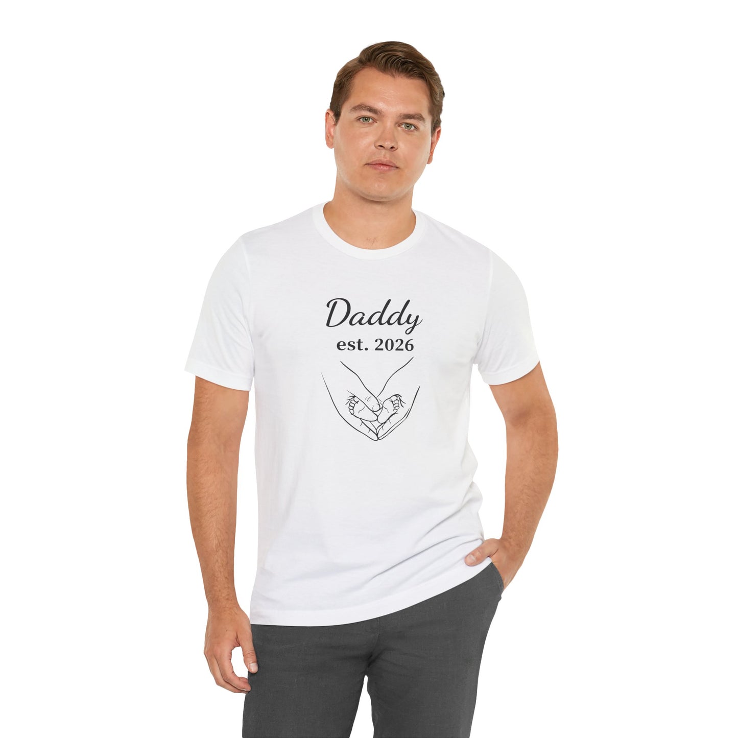 Daddy Established 2026 T-Shirt — New Dad Fatherhood Gift