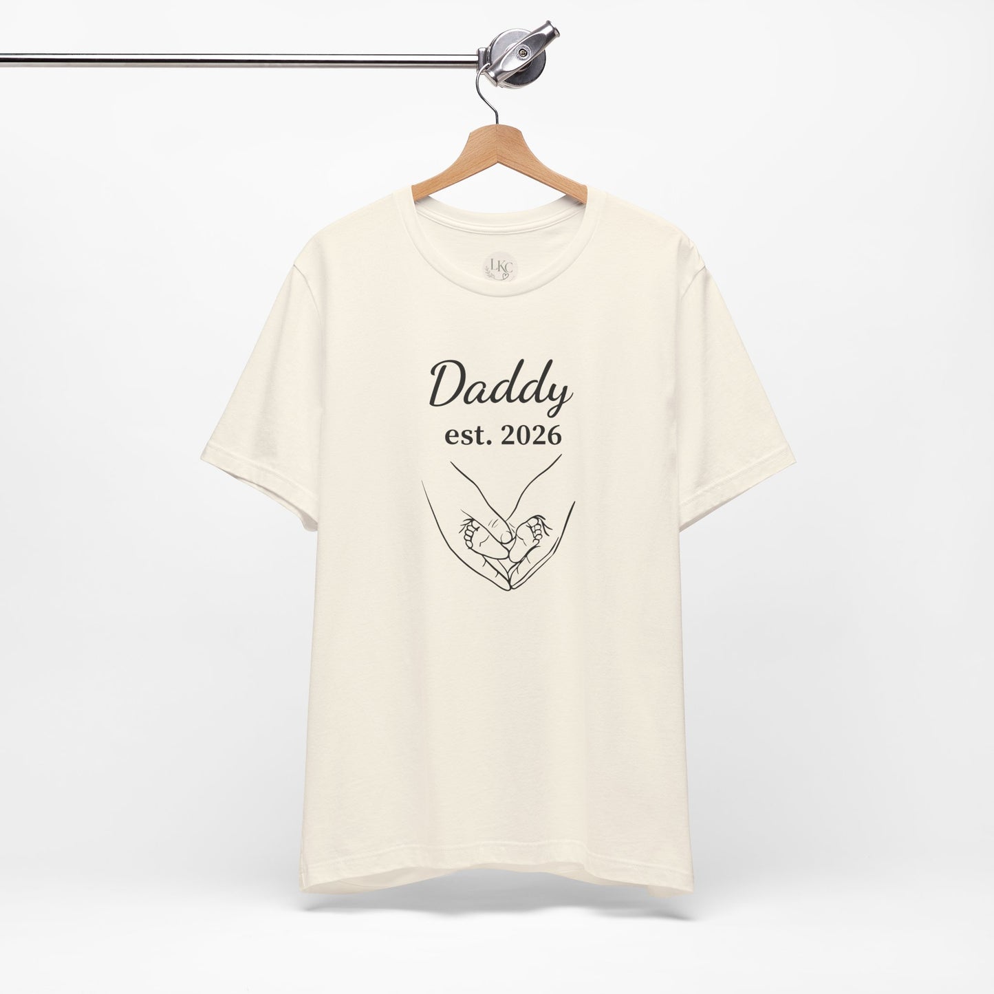 Daddy Established 2026 T-Shirt — New Dad Fatherhood Gift