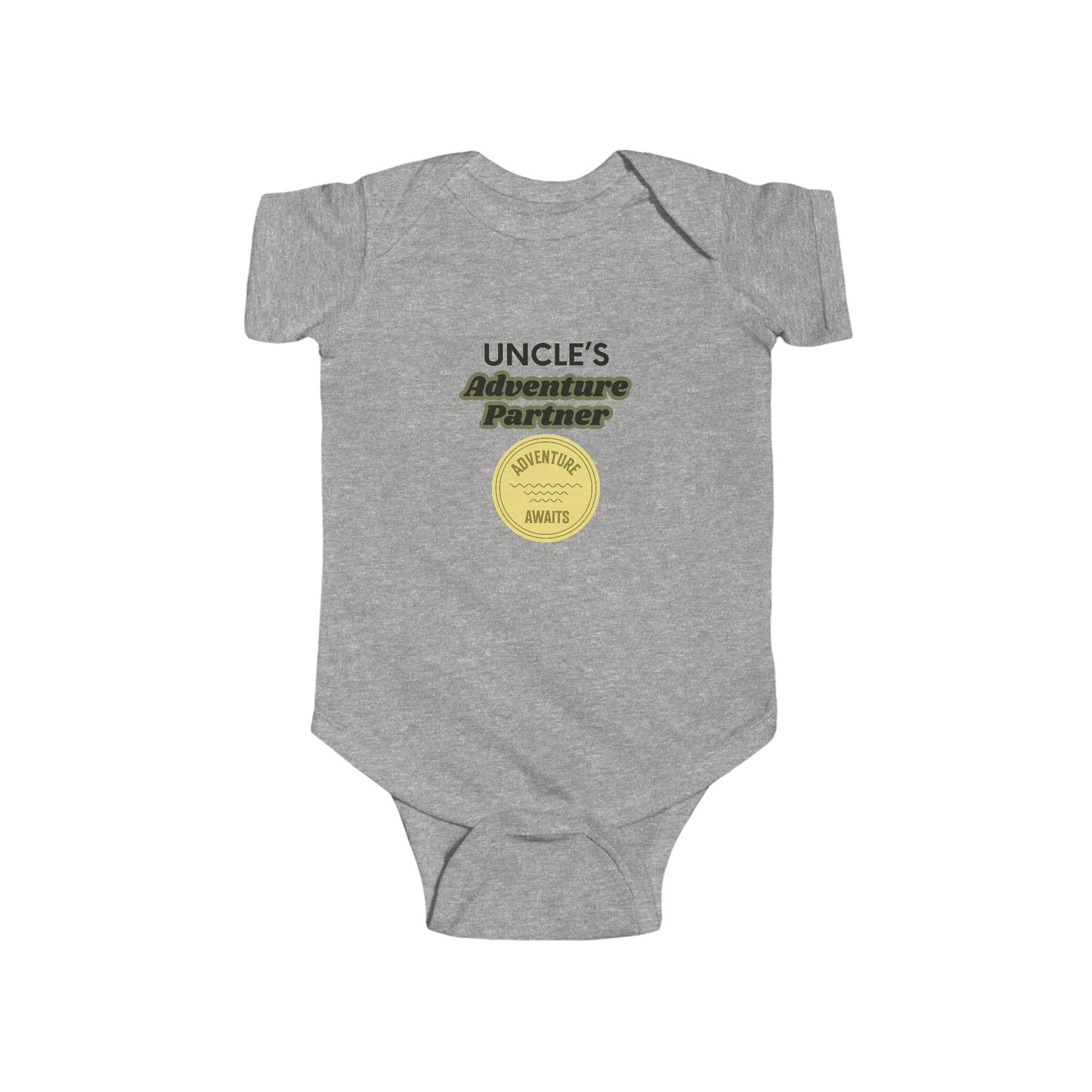 Infant Bodysuit — "Uncle’s Adventure Partner" Baby Onesie (Gift for Newborns & Family)