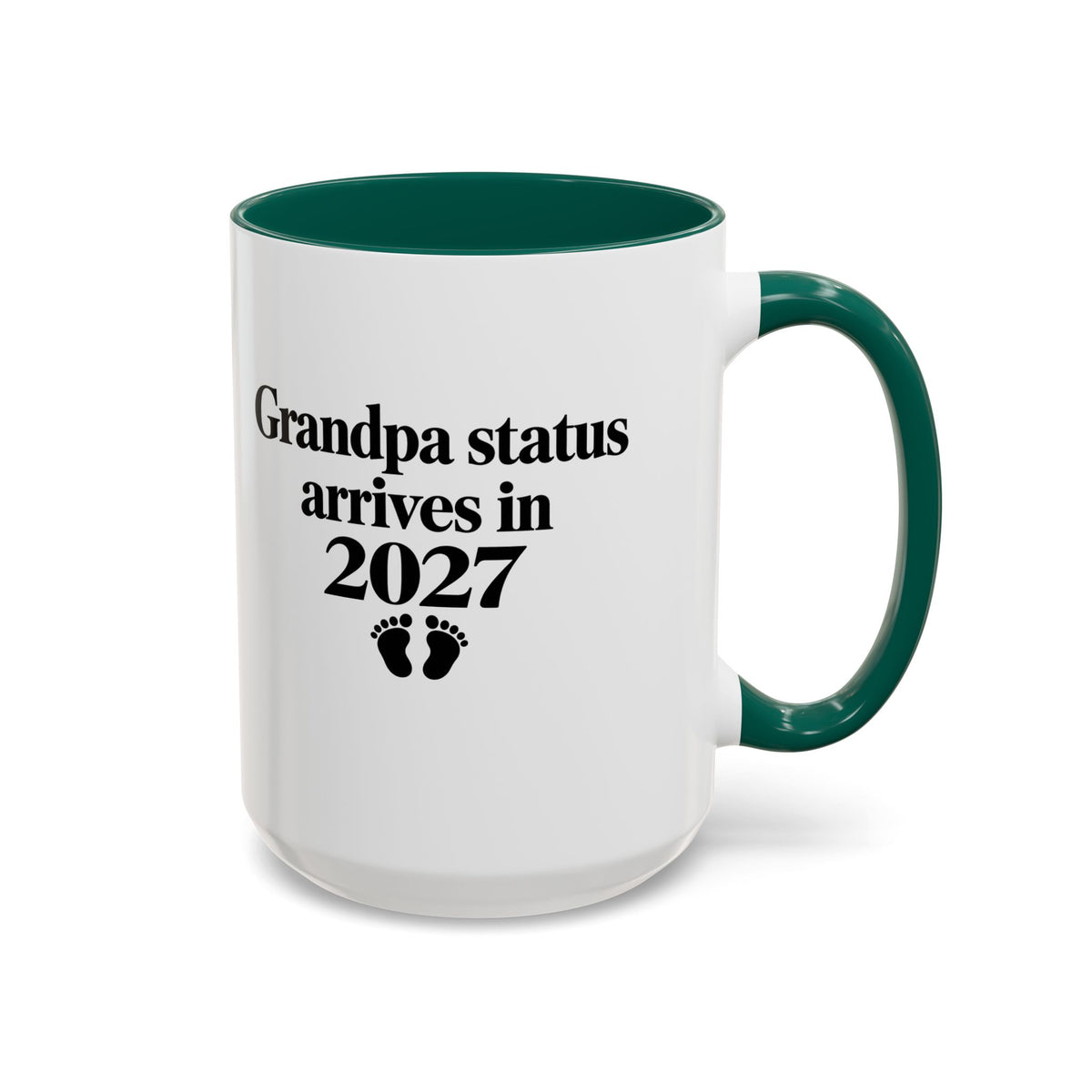 Grandpa Est. 2027 Gift-Reveal Ceramic Mug