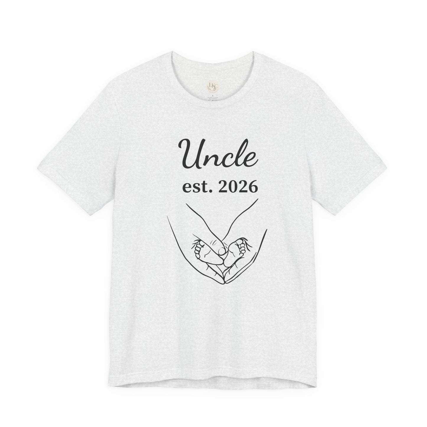 Uncle Est. 2026 T-Shirt — New Uncle Announcement Tee
