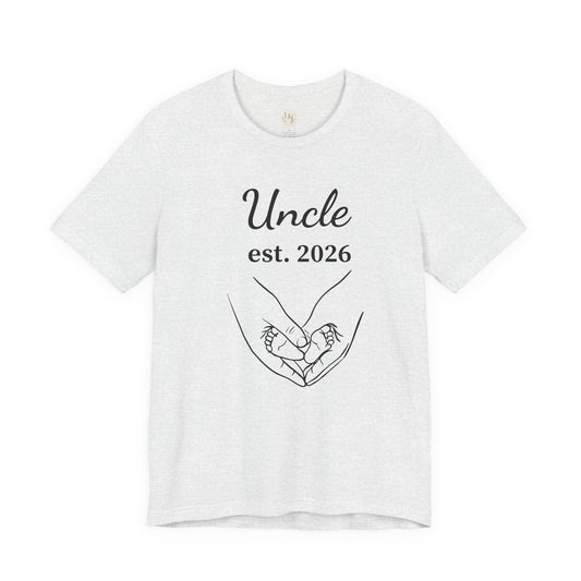 Uncle Est. 2026 T-Shirt — New Uncle Announcement Tee
