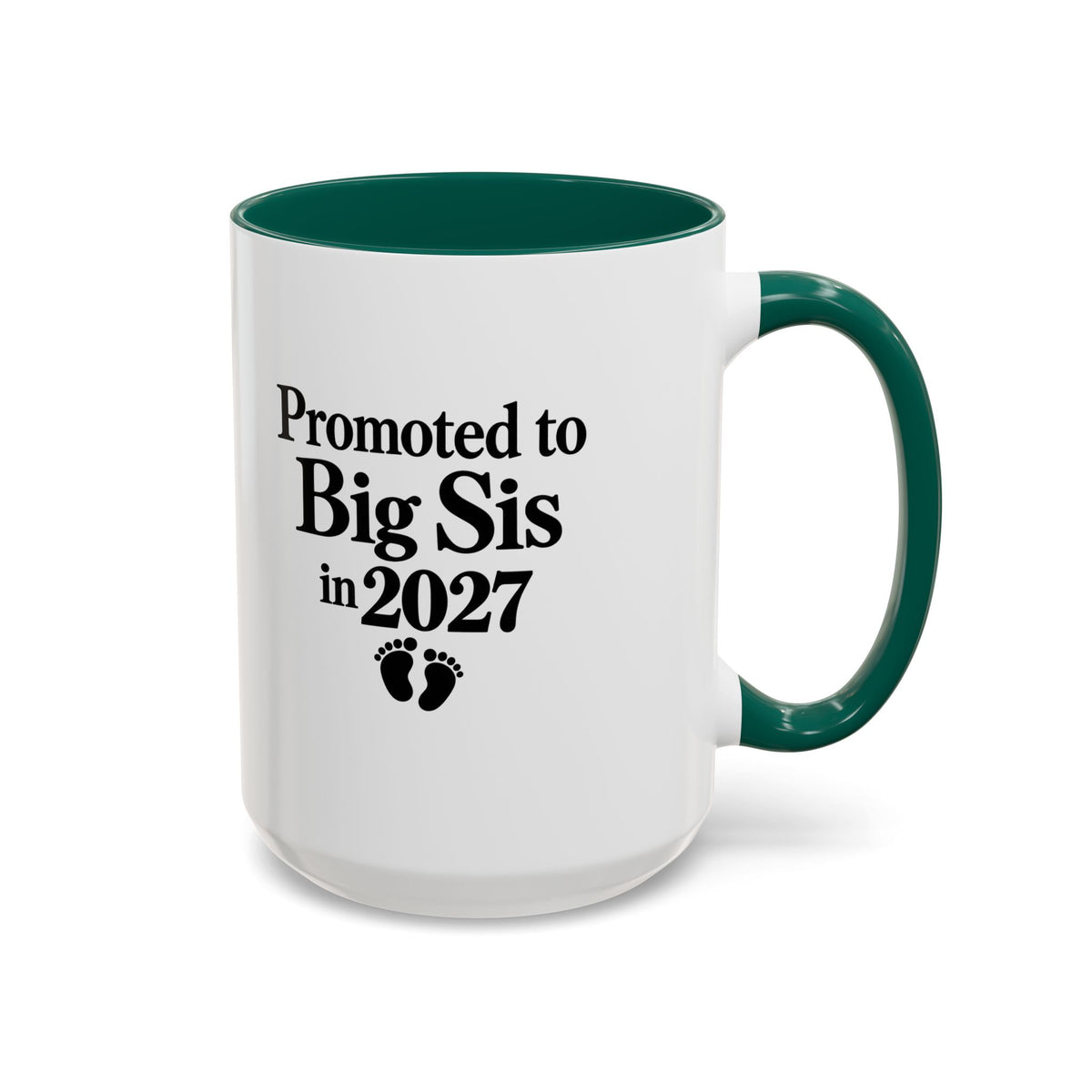 Big Sis Est. 2027 Gift-Reveal Ceramic Mug