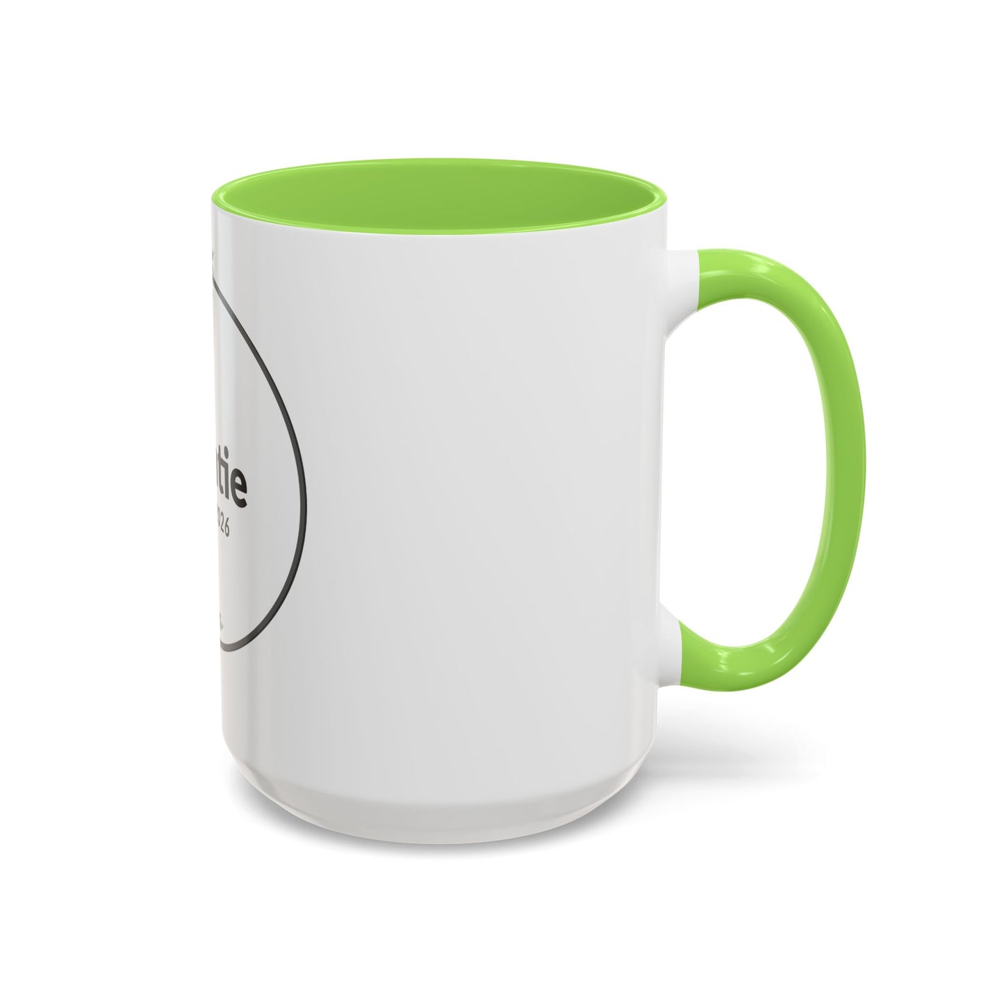Auntie Est. 2026 Floral Accent Mug — Personalized Gift for New Aunts (11oz, 15oz)