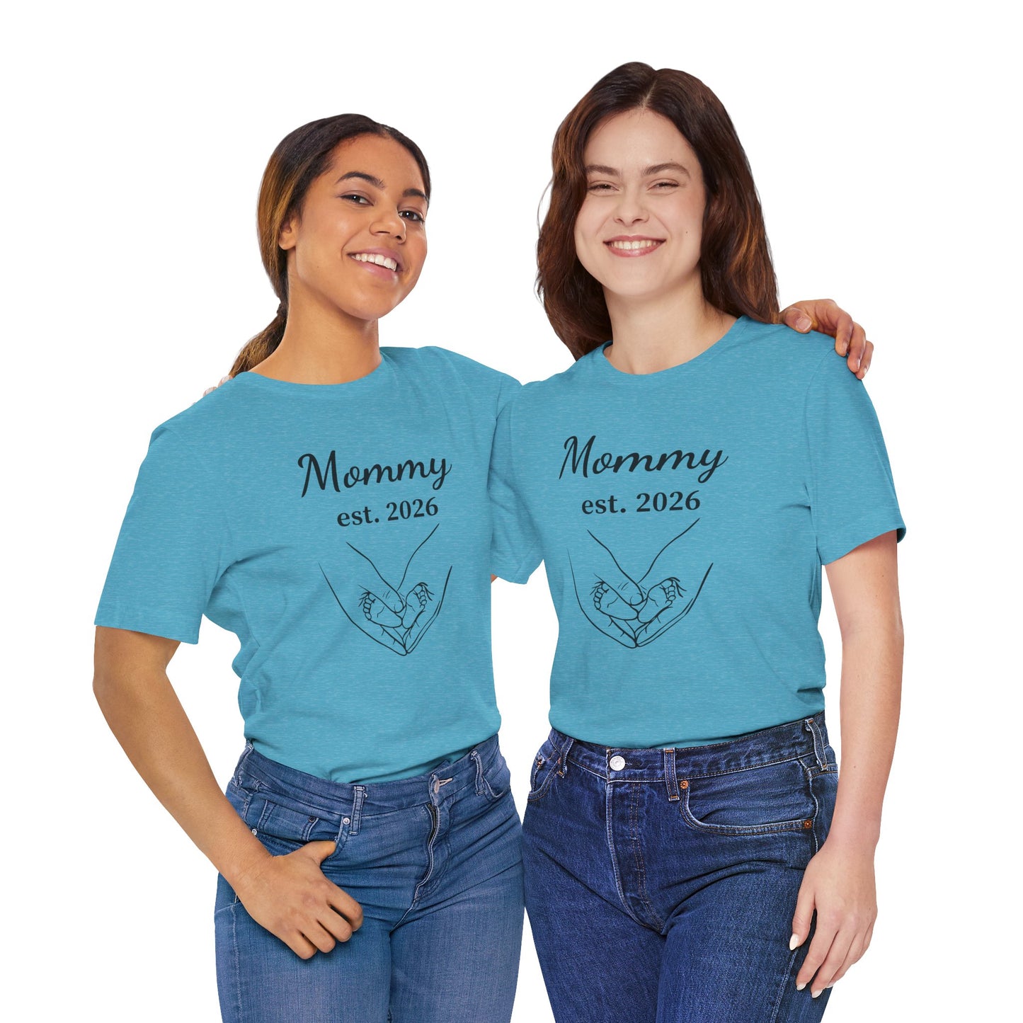 Mommy Est. 2026 T‑Shirt — New Mom Pregnancy Announcement Tee