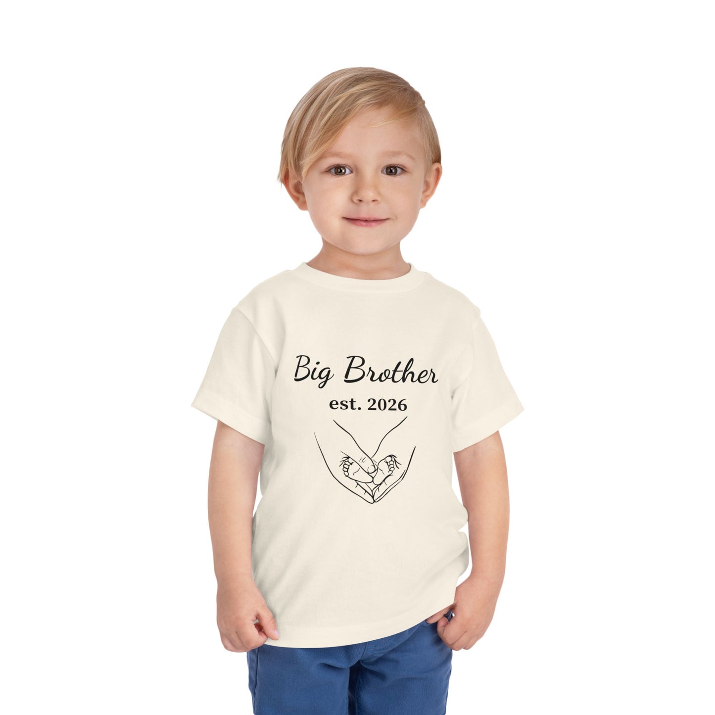 Big Brother est. 2026 Toddler Tee — New Sibling Announcement Shirt