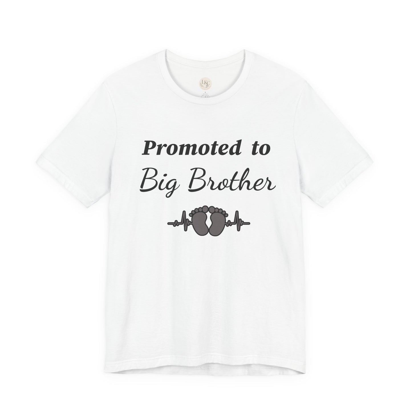 Promoted to Big Brother T-Shirt — New Sibling Announcement Tee