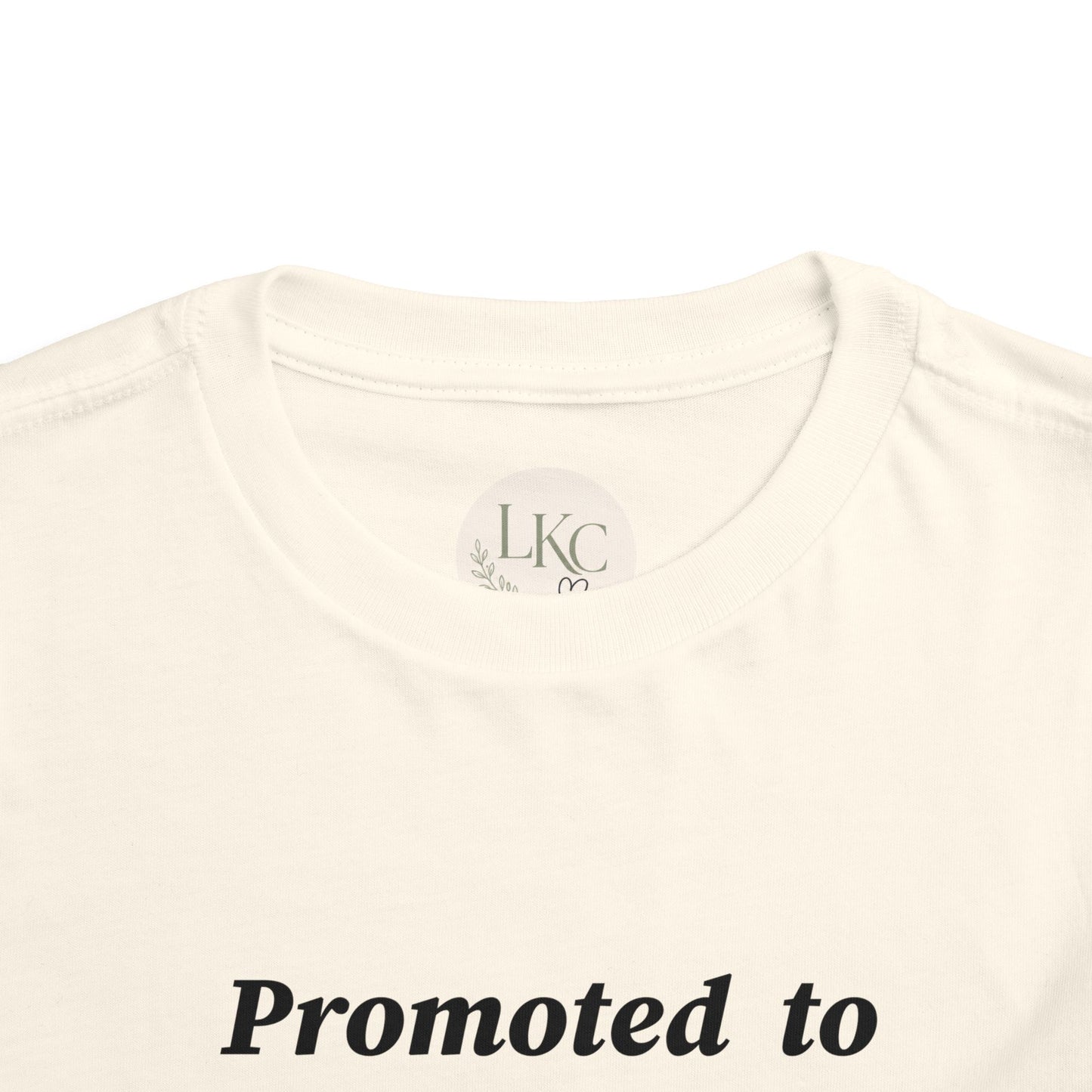 Promoted to Big Sister Toddler Tee — Pregnancy Announcement Shirt