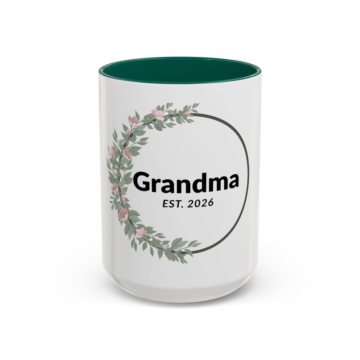 Grandma Est. 2026 Floral Coffee Mug