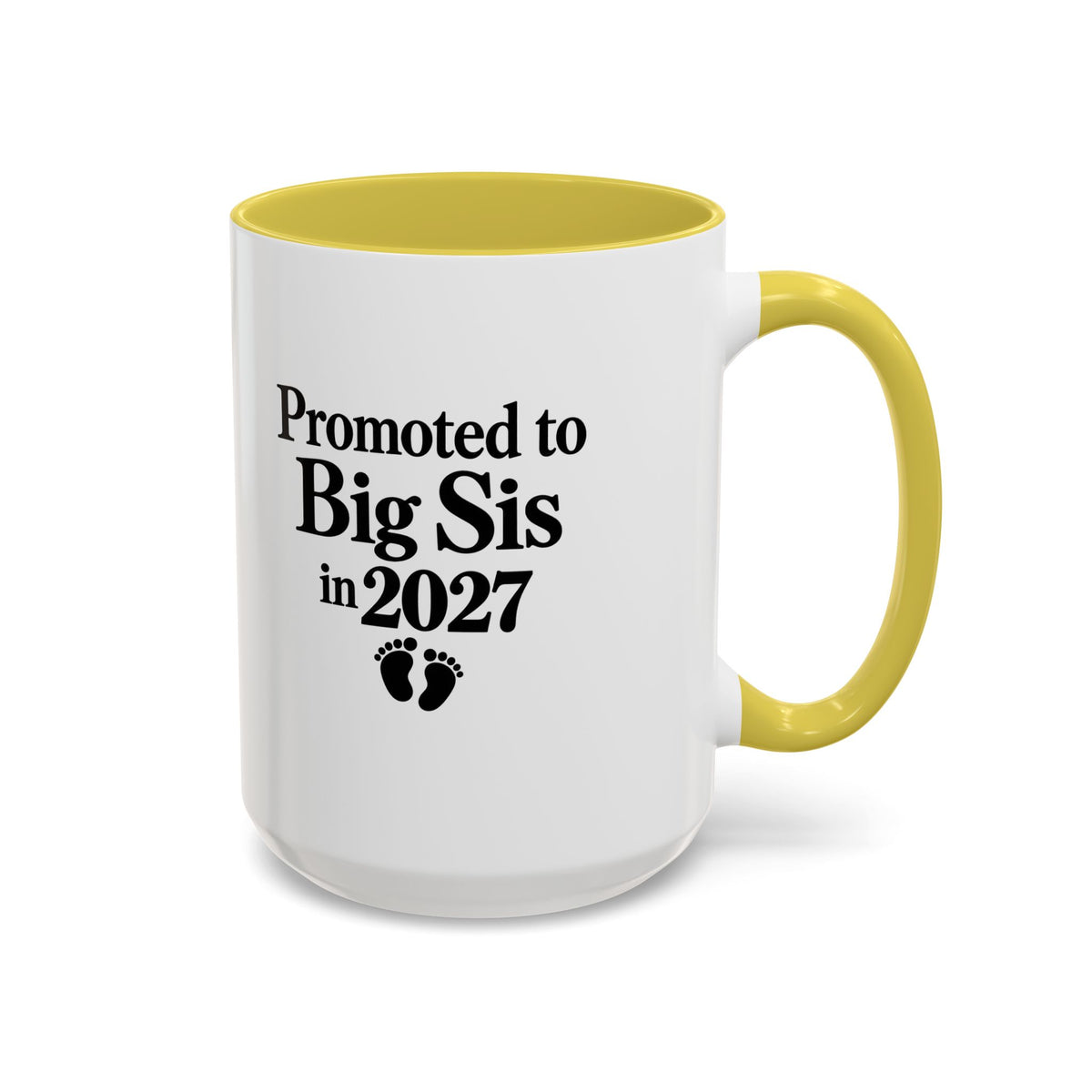 Big Sis Est. 2027 Gift-Reveal Ceramic Mug