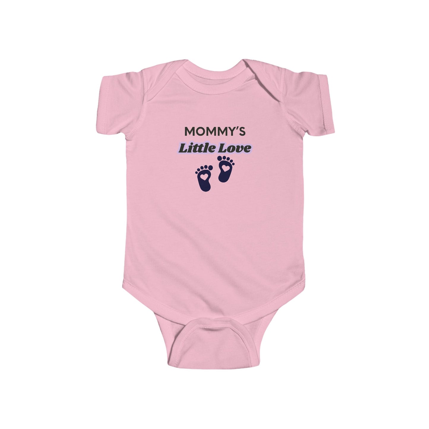 Mommy's Little Love Infant Bodysuit — Baby Footprint Onesie