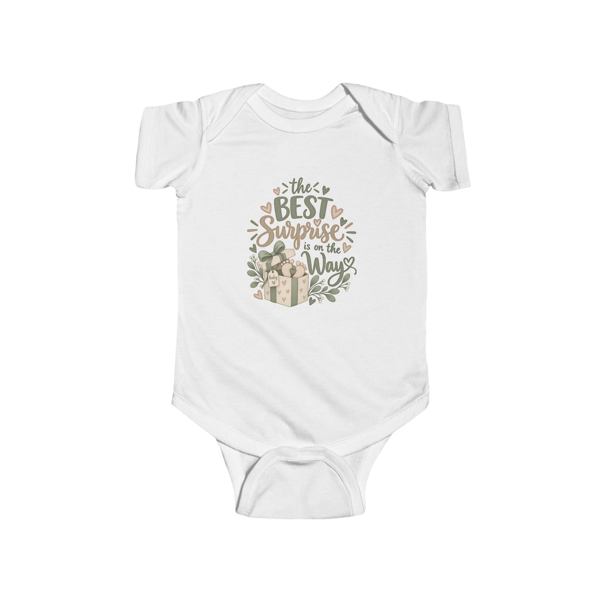 The Best Surprise Is on the Way Baby Bodysuit