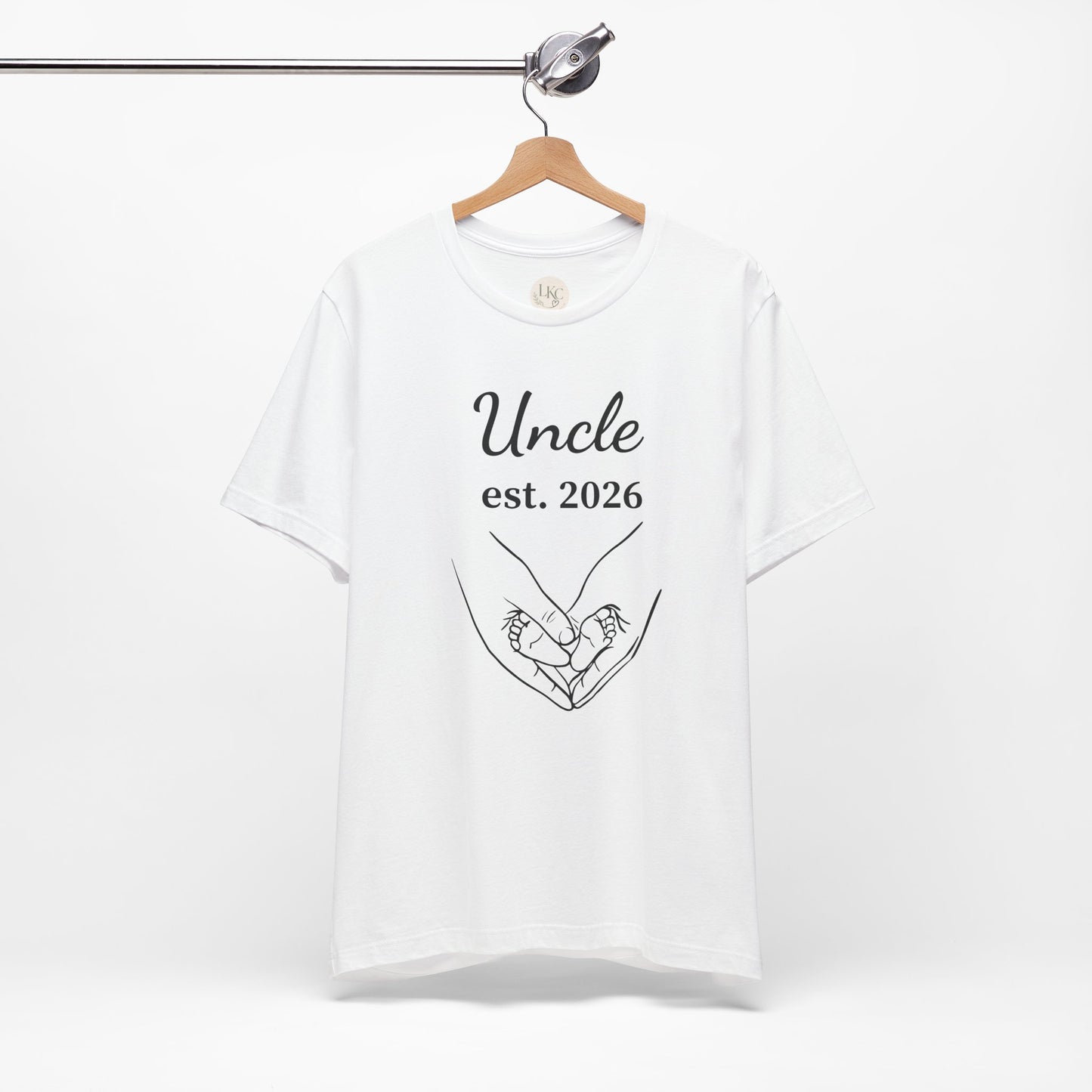 Uncle Est. 2026 T-Shirt — New Uncle Announcement Tee