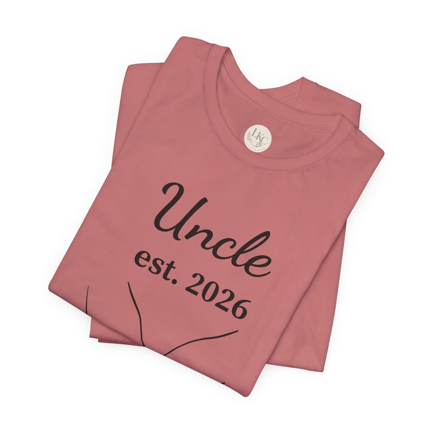 Uncle Est. 2026 T-Shirt — New Uncle Announcement Tee