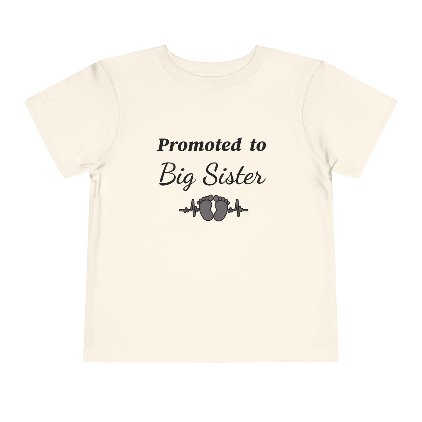 Promoted to Big Sister Toddler Tee — Pregnancy Announcement Shirt