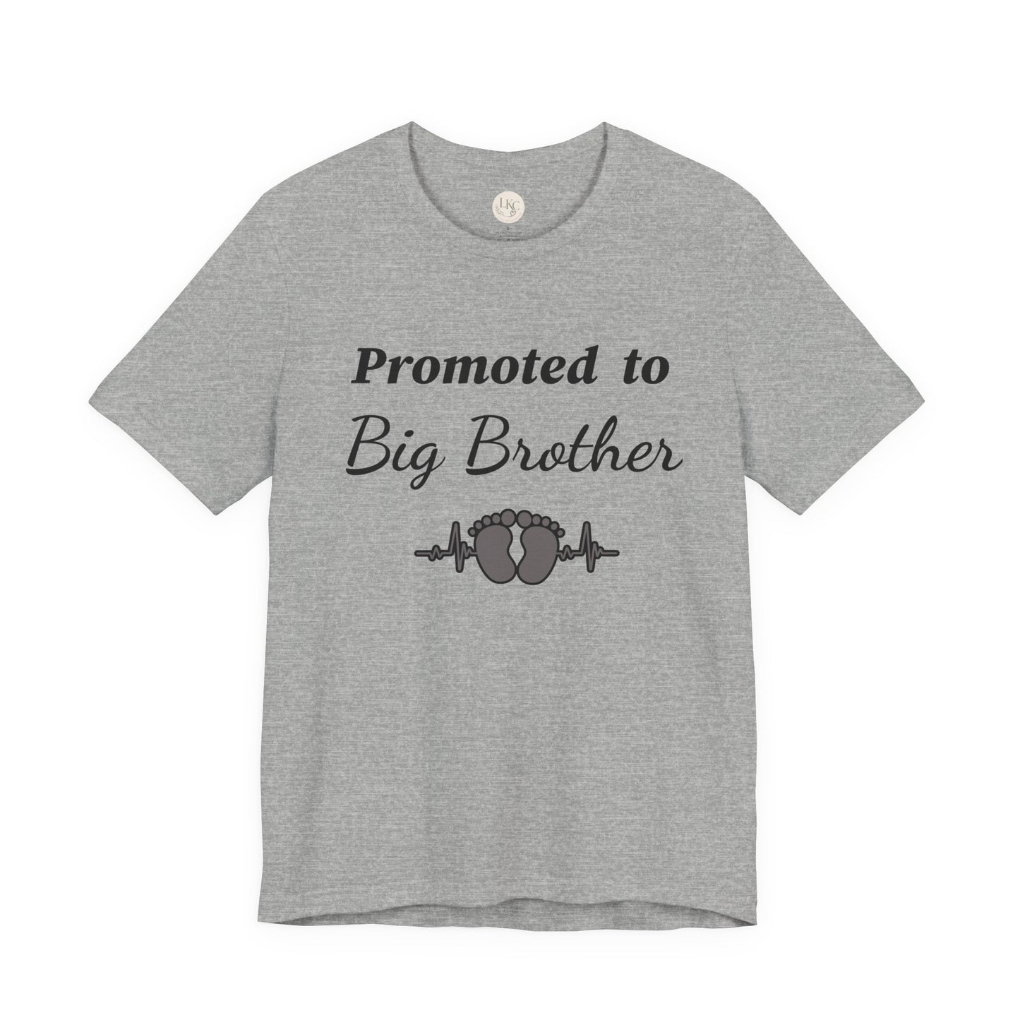 Promoted to Big Brother T-Shirt — New Sibling Announcement Tee
