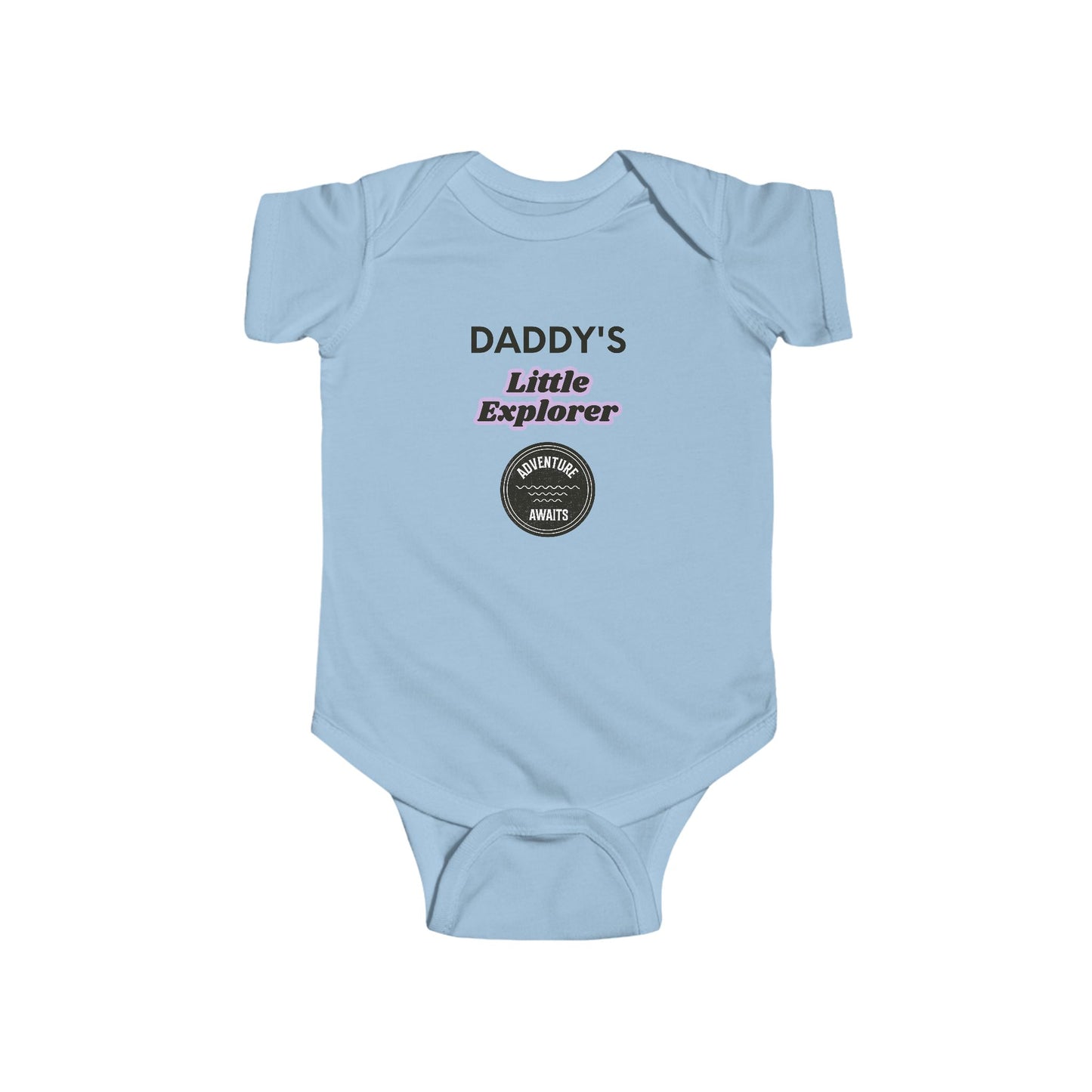 Daddy’s Little Explorer Infant Bodysuit – Baby Onesie with Adventure Badge