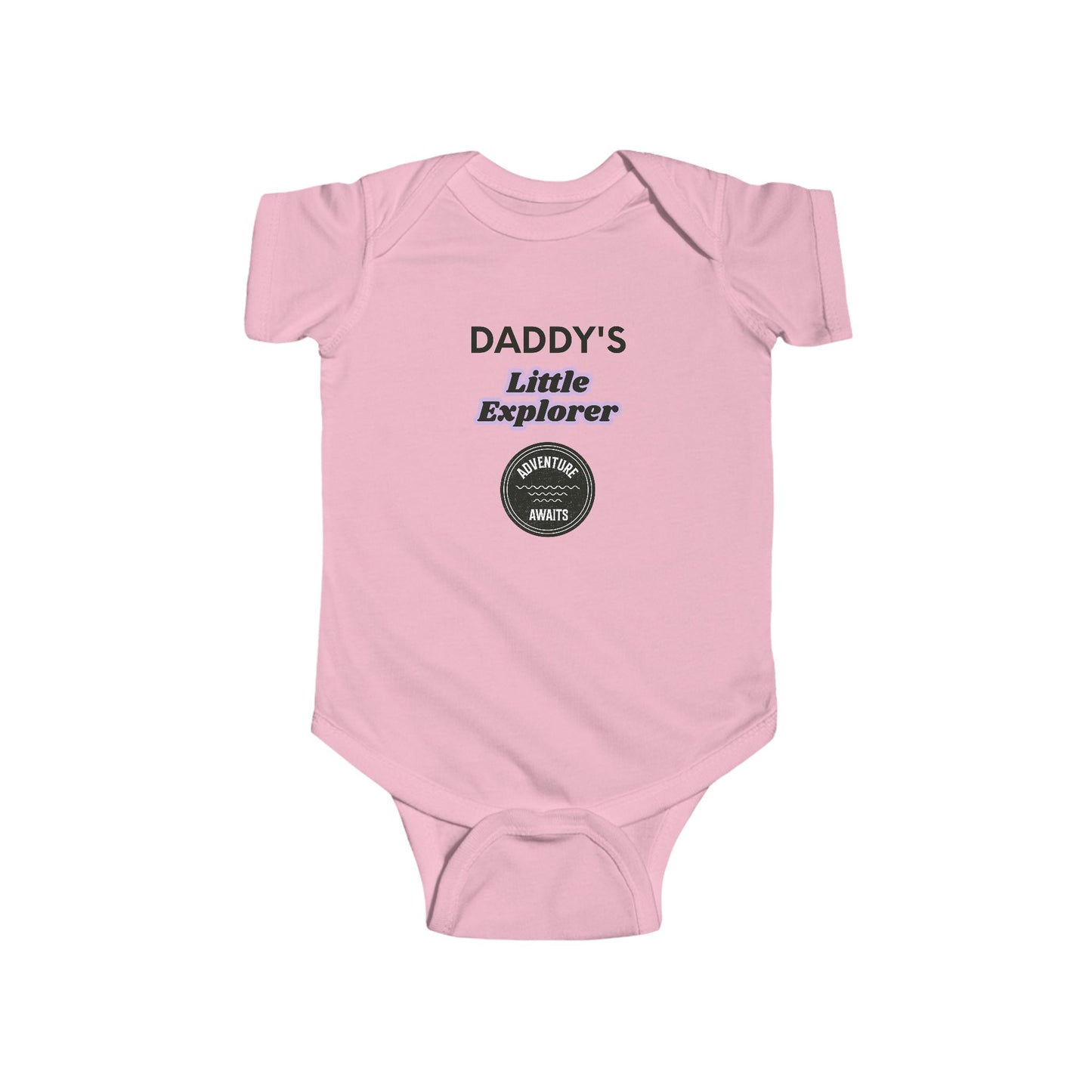 Daddy’s Little Explorer Infant Bodysuit – Baby Onesie with Adventure Badge