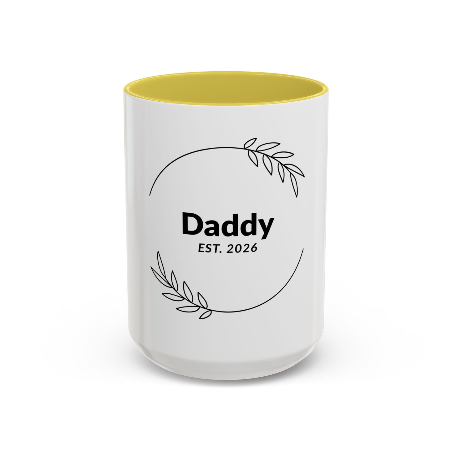 Daddy Est. 2026 Ceramic Mug — New Dad Gift (11oz/15oz)