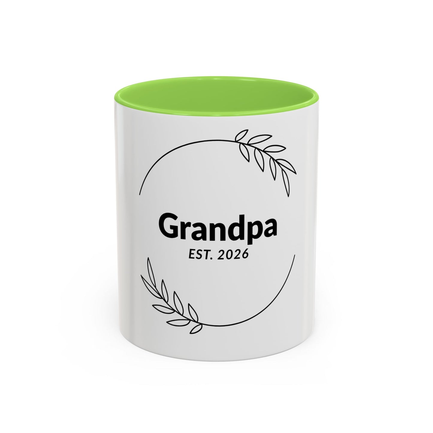 Grandpa Est. 2026 Mug — Personalized Coffee Cup for New Grandfathers