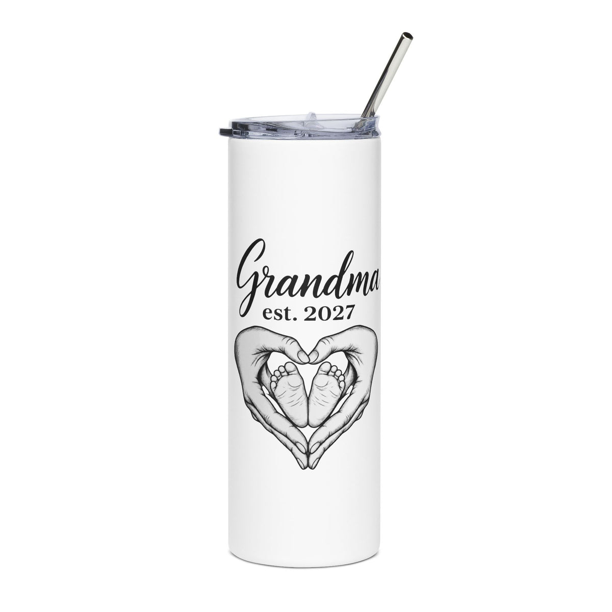 Grandpa Est. 2027 Classic & Coordinated Stainless Steel Tumbler