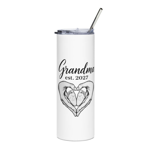 Grandpa Est. 2027 Classic & Coordinated Stainless Steel Tumbler