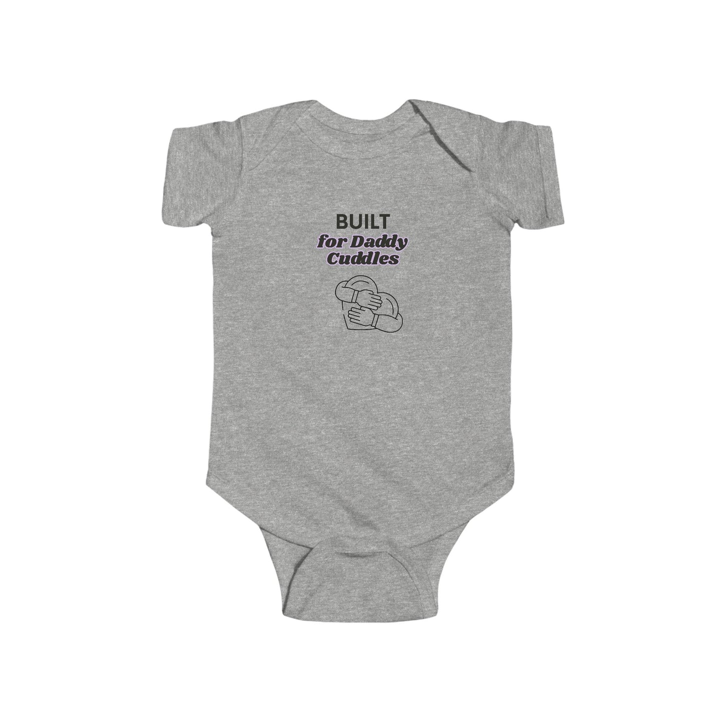 Baby Bodysuit "Built for Daddy Cuddles" – Cute Newborn One-Piece Gift