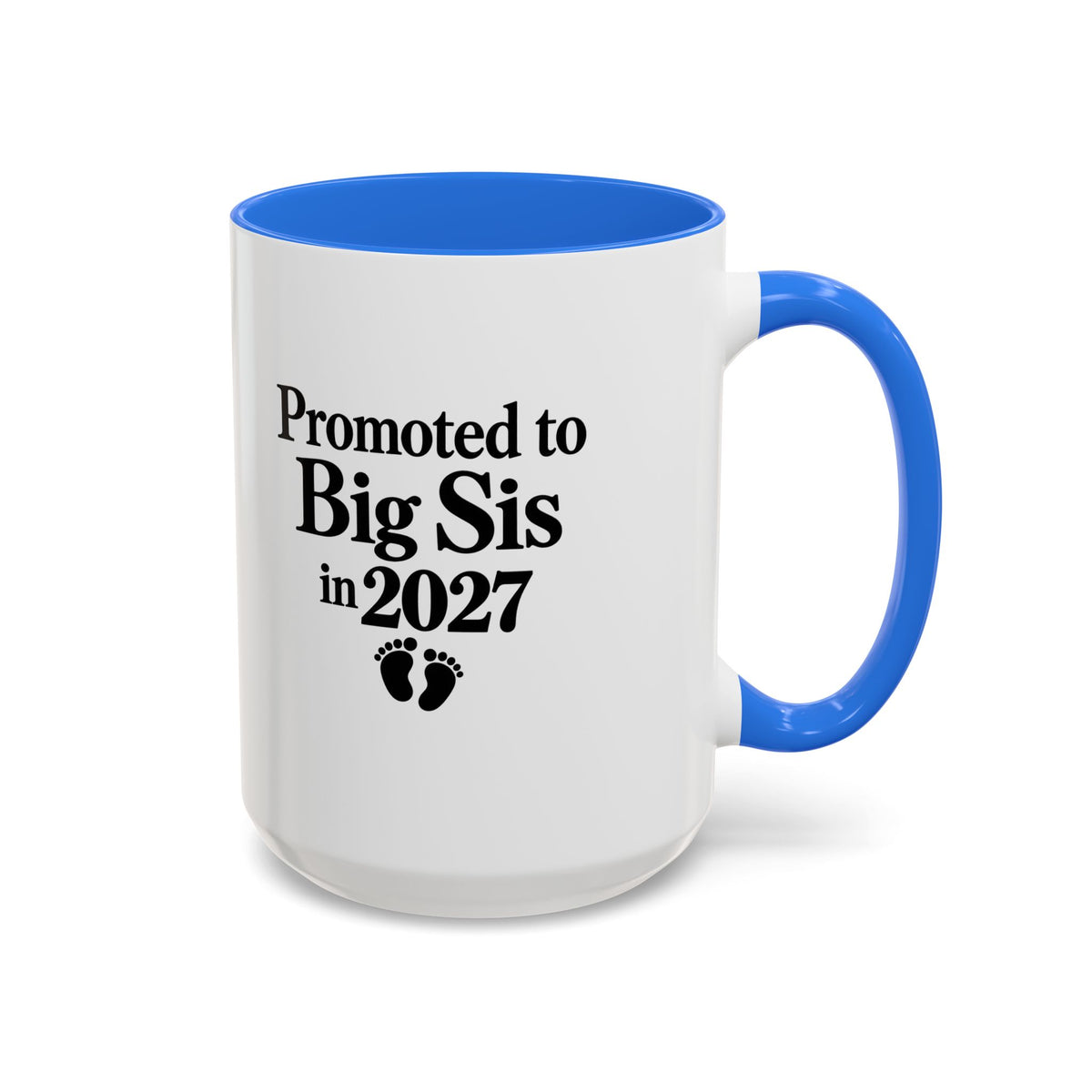 Big Sis Est. 2027 Gift-Reveal Ceramic Mug