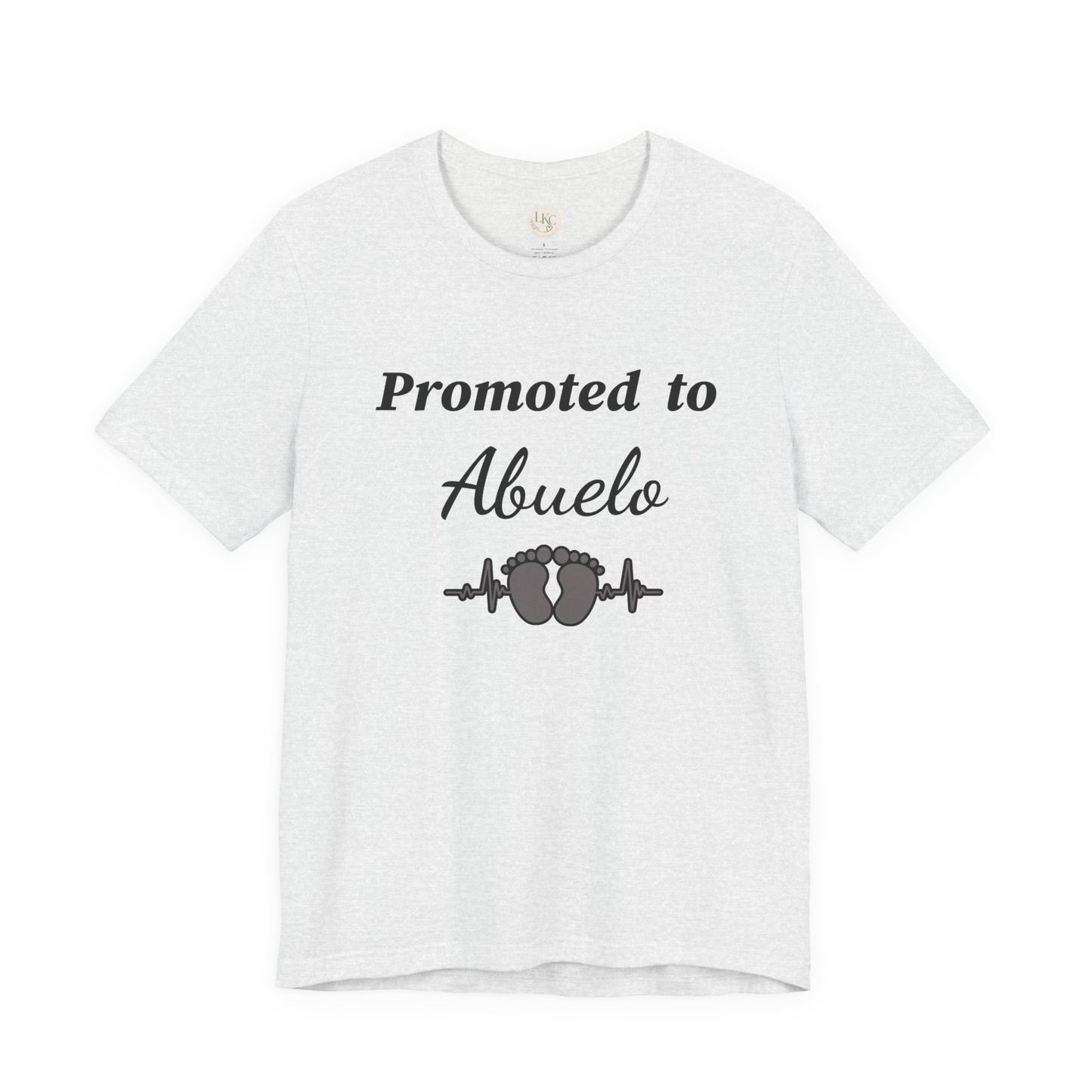 Promoted to Abuelo T-Shirt — New Grandpa Announcement Tee