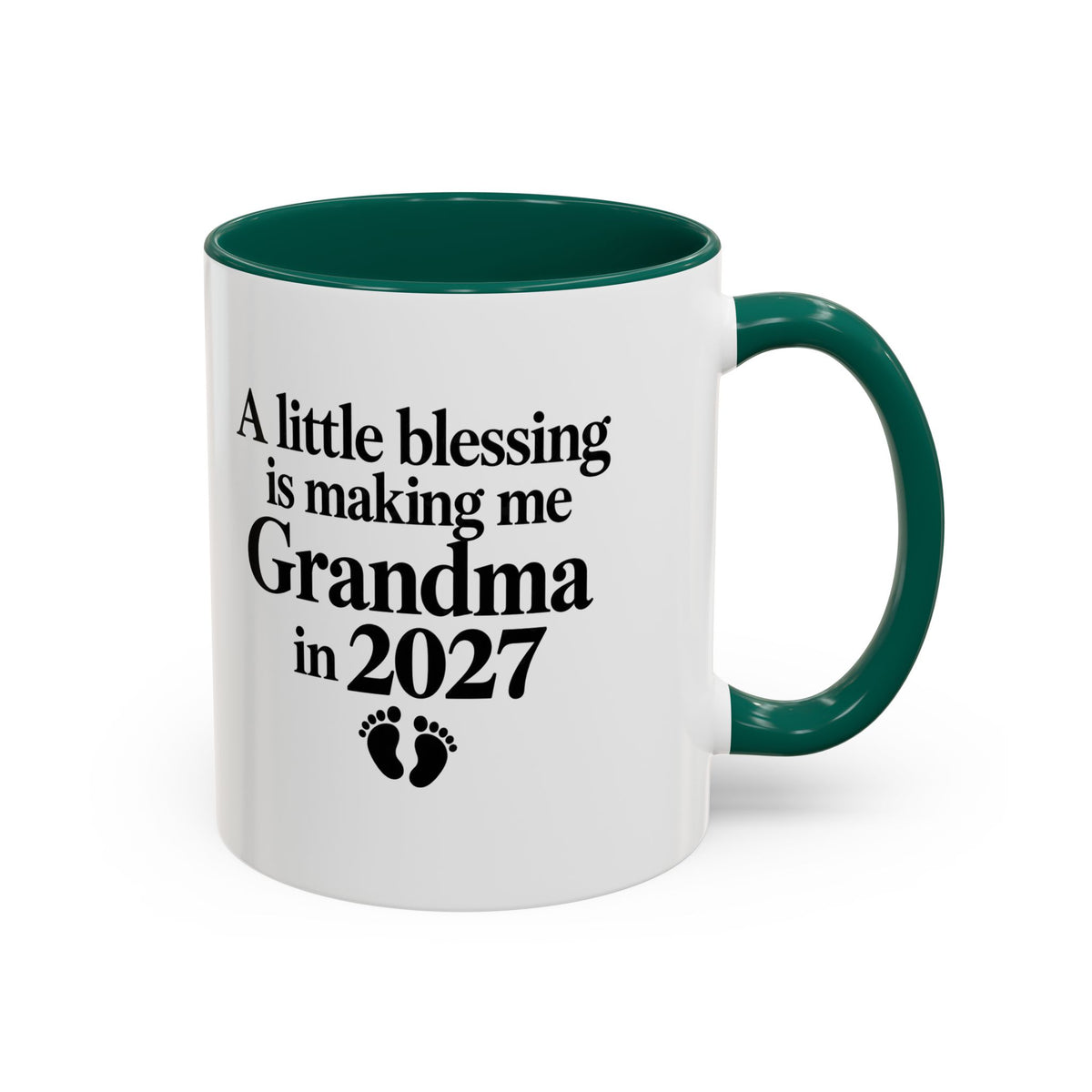 Grandma Est. 2027 Gift-Reveal Ceramic Mug