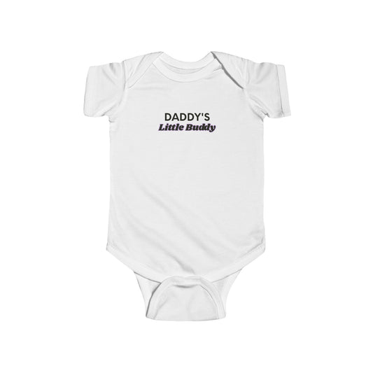 Baby Onesie "Daddy's Little Buddy" – Cute Infant Bodysuit