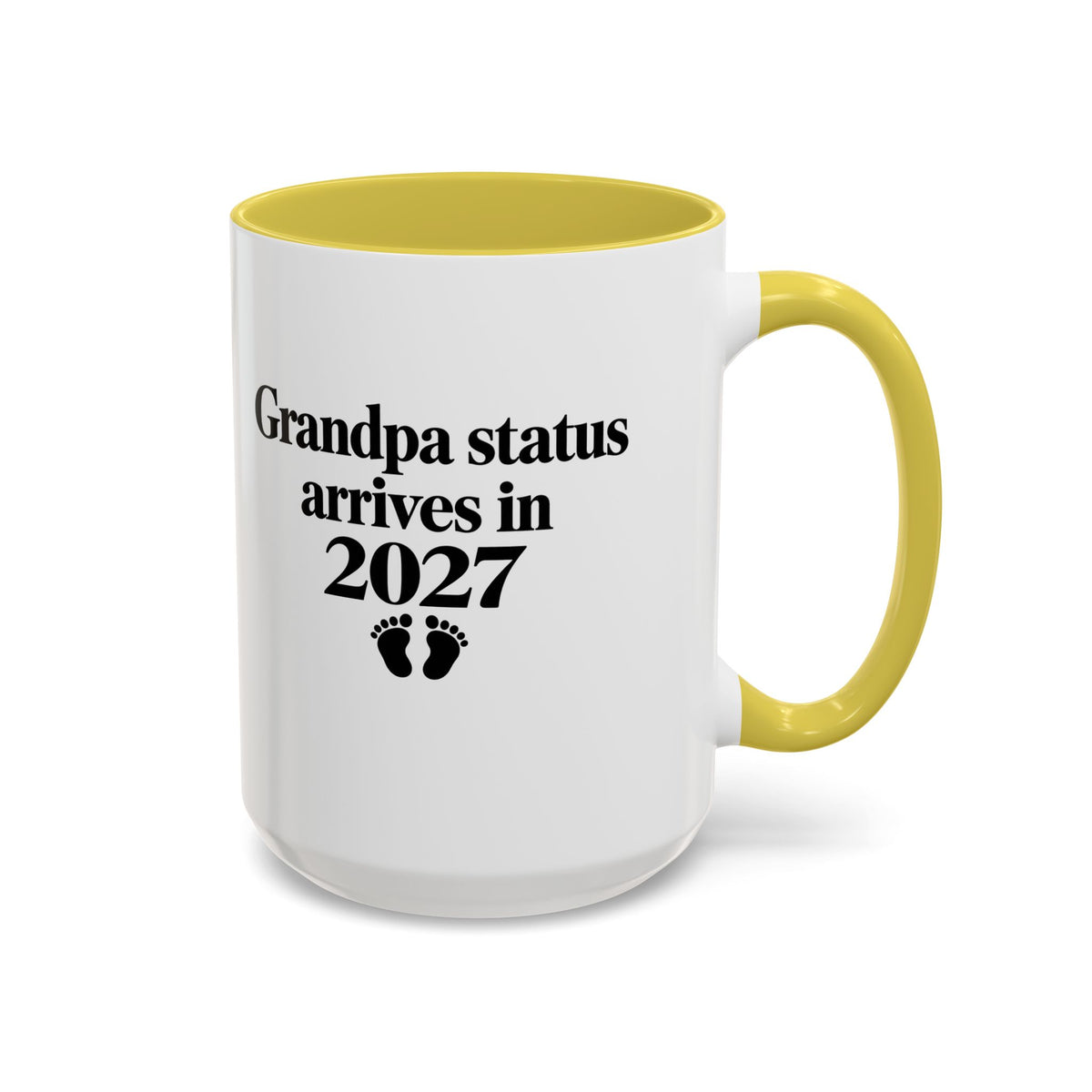 Grandpa Est. 2027 Gift-Reveal Ceramic Mug