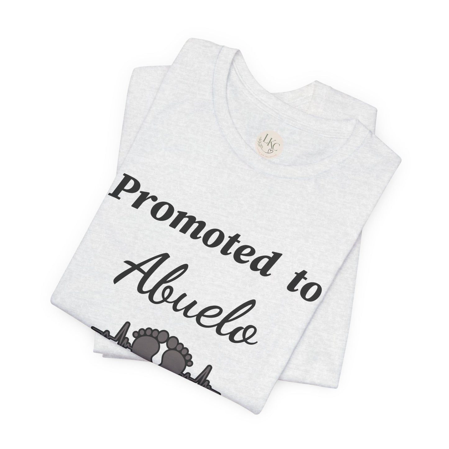 Promoted to Abuelo T-Shirt — New Grandpa Announcement Tee