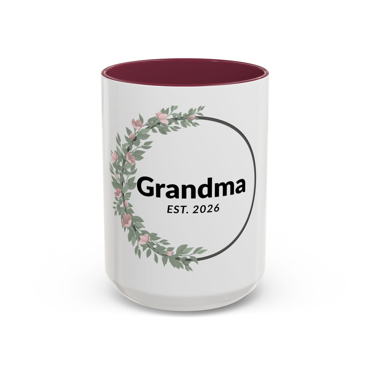 Grandma Est. 2026 Floral Coffee Mug