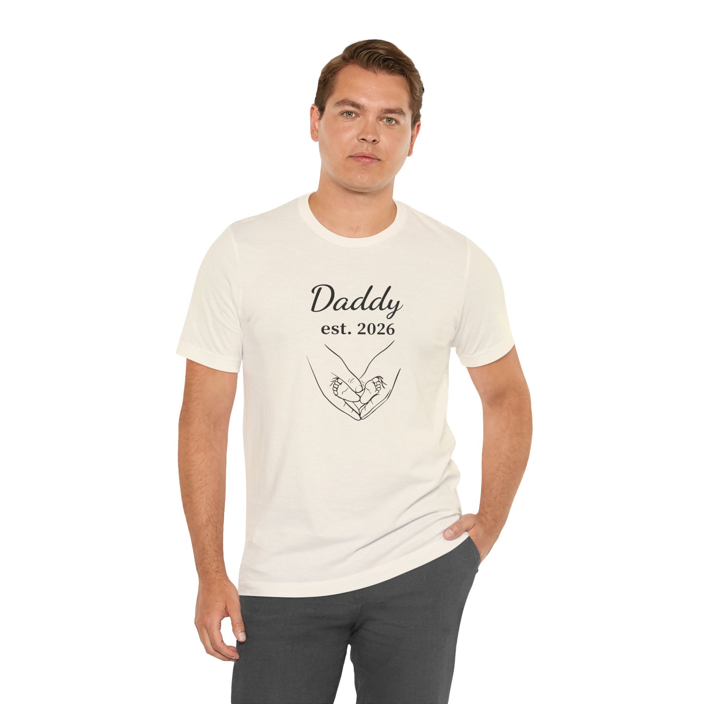 Daddy Established 2026 T-Shirt — New Dad Fatherhood Gift