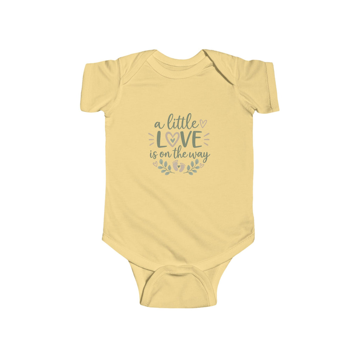 A Little Love Is on the Way Baby Bodysuit