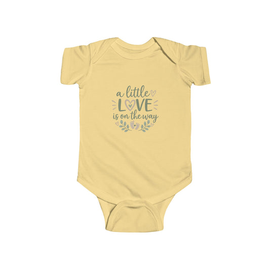 A Little Love Is on the Way Baby Bodysuit