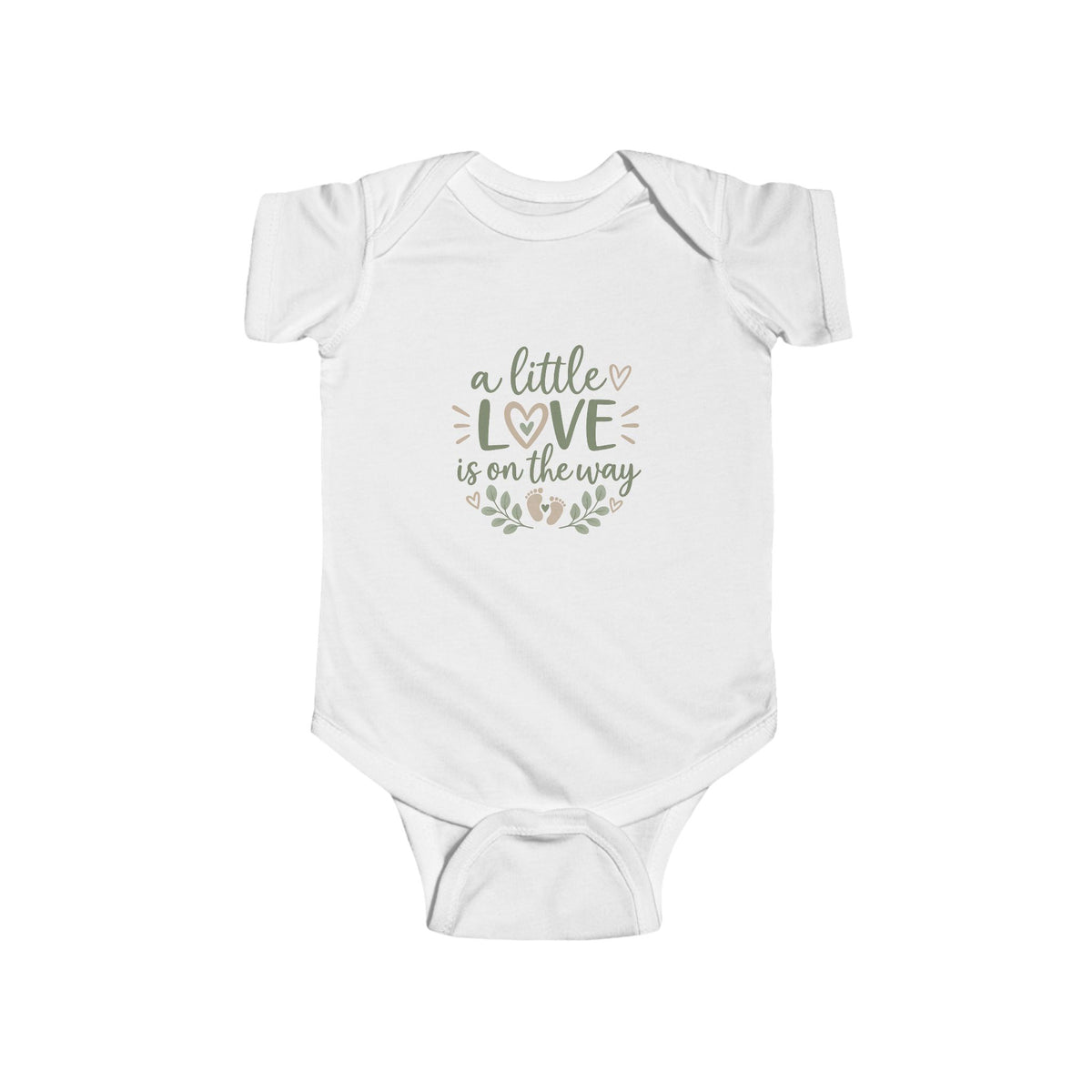 A Little Love Is on the Way Baby Bodysuit