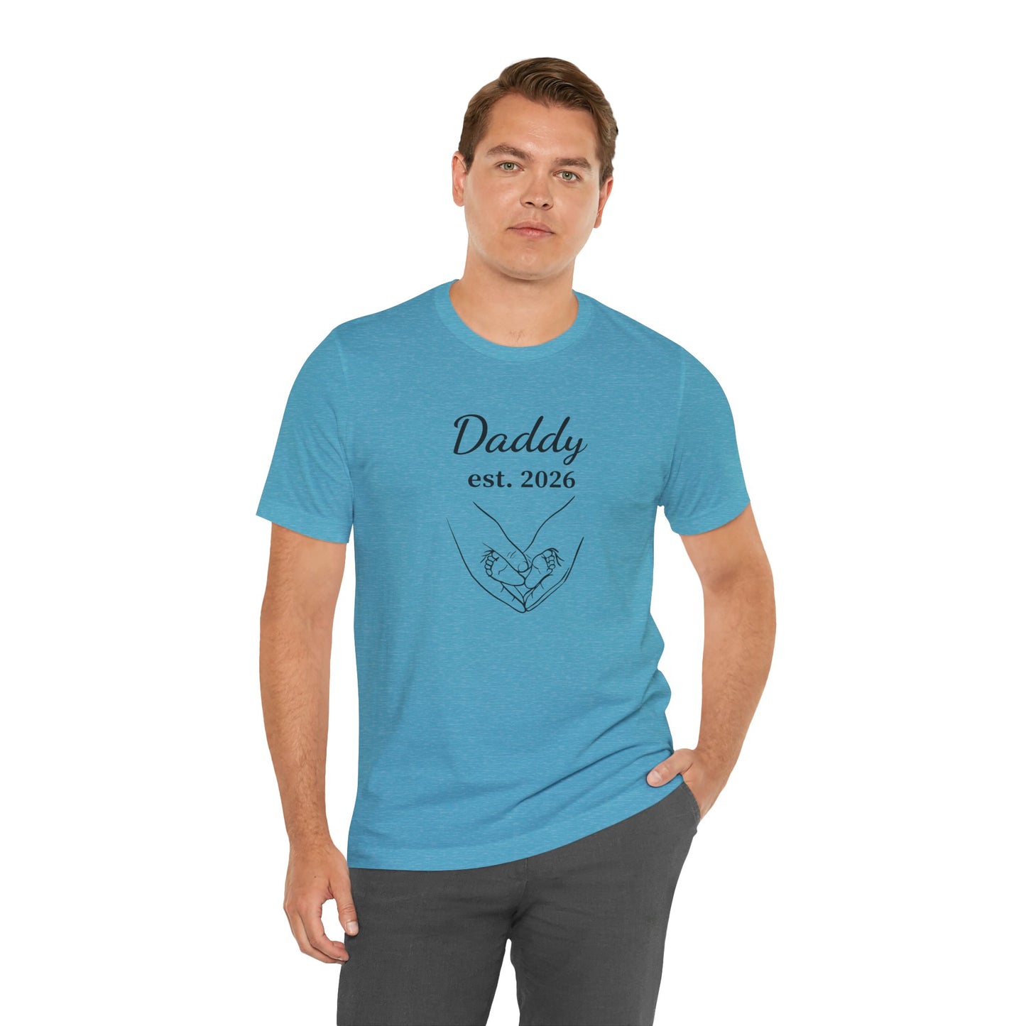 Daddy Established 2026 T-Shirt — New Dad Fatherhood Gift