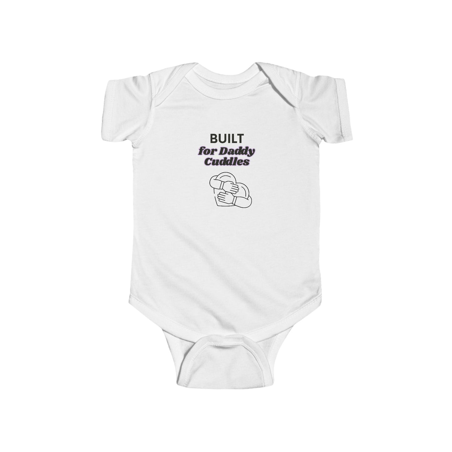 Baby Bodysuit "Built for Daddy Cuddles" – Cute Newborn One-Piece Gift