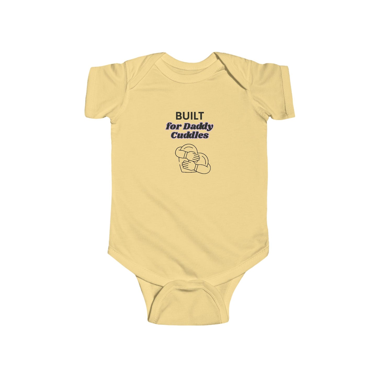 Baby Bodysuit "Built for Daddy Cuddles" – Cute Newborn One-Piece Gift