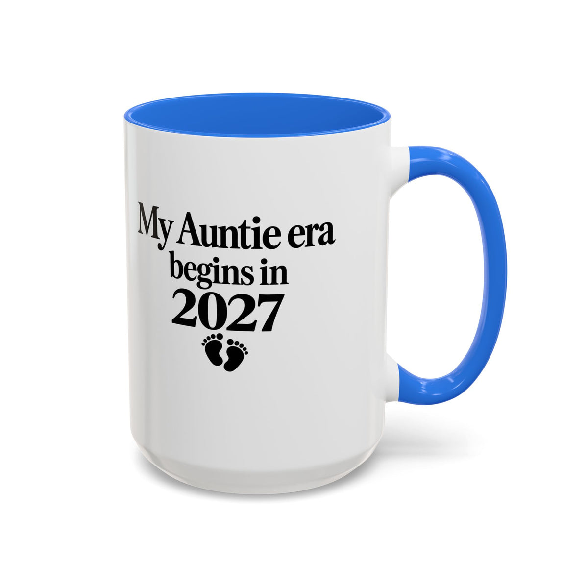 Auntie Est. 2027 Gift-Reveal Ceramic Mug