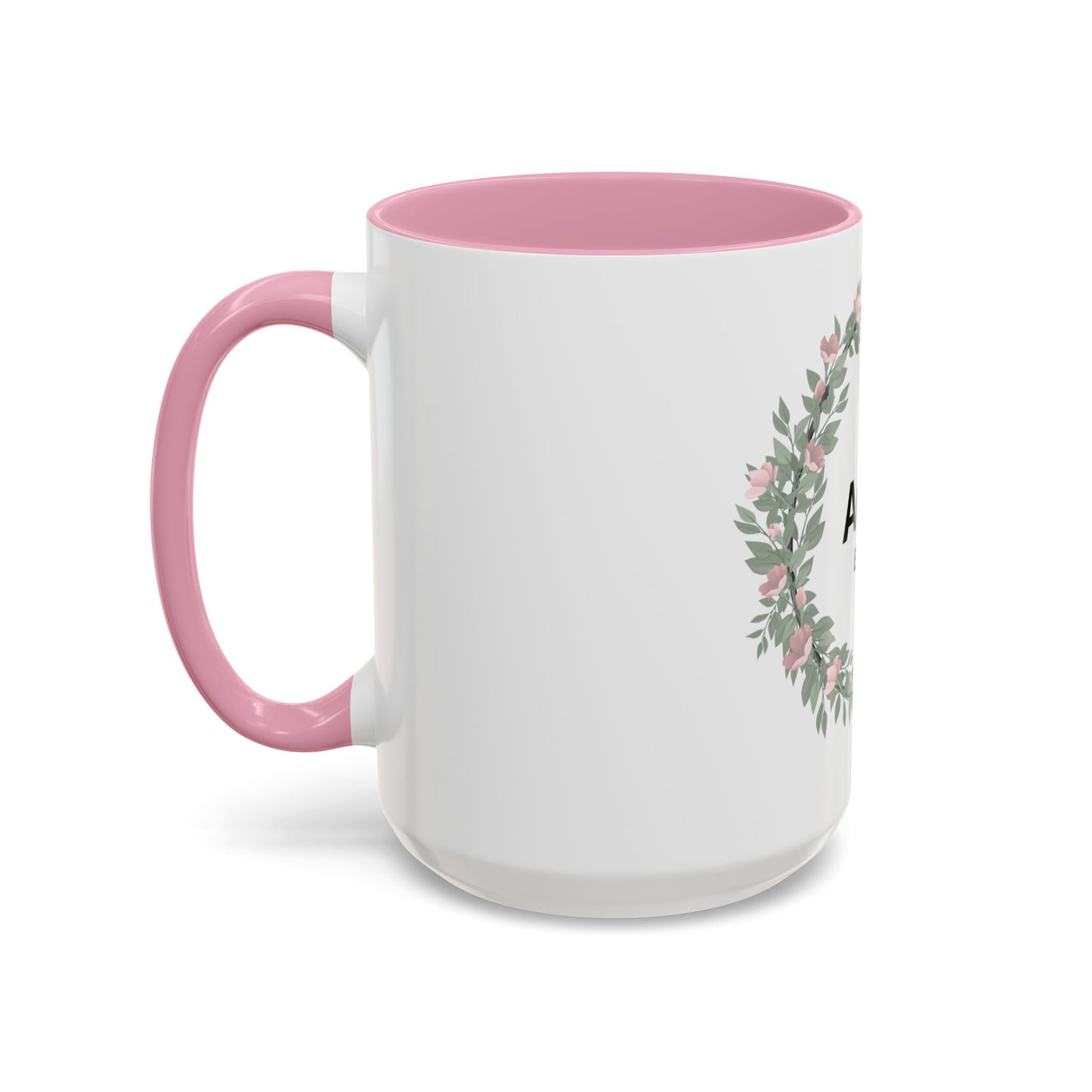 Auntie Est. 2026 Floral Accent Mug — Personalized Gift for New Aunts (11oz, 15oz)