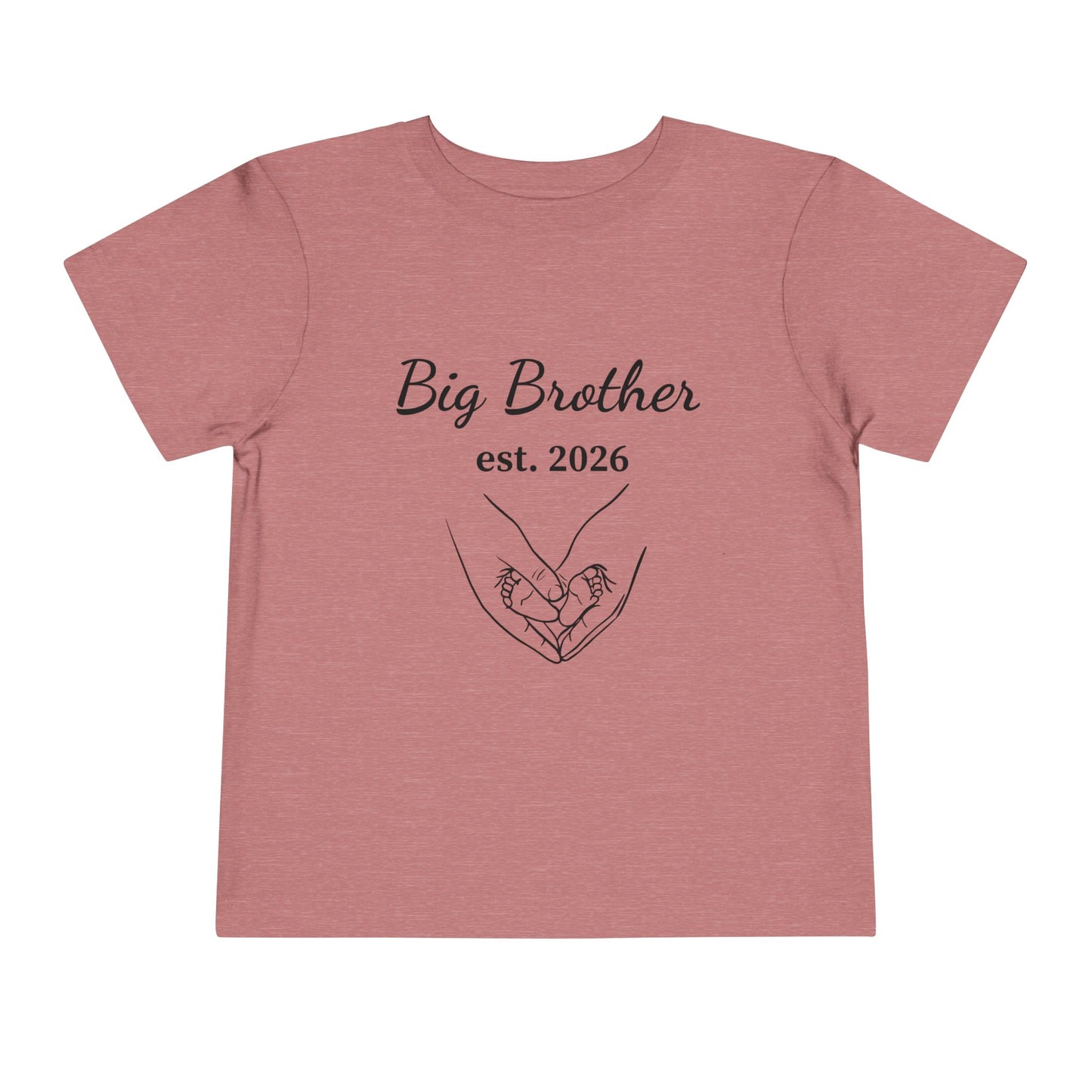 Big Brother est. 2026 Toddler Tee — New Sibling Announcement Shirt
